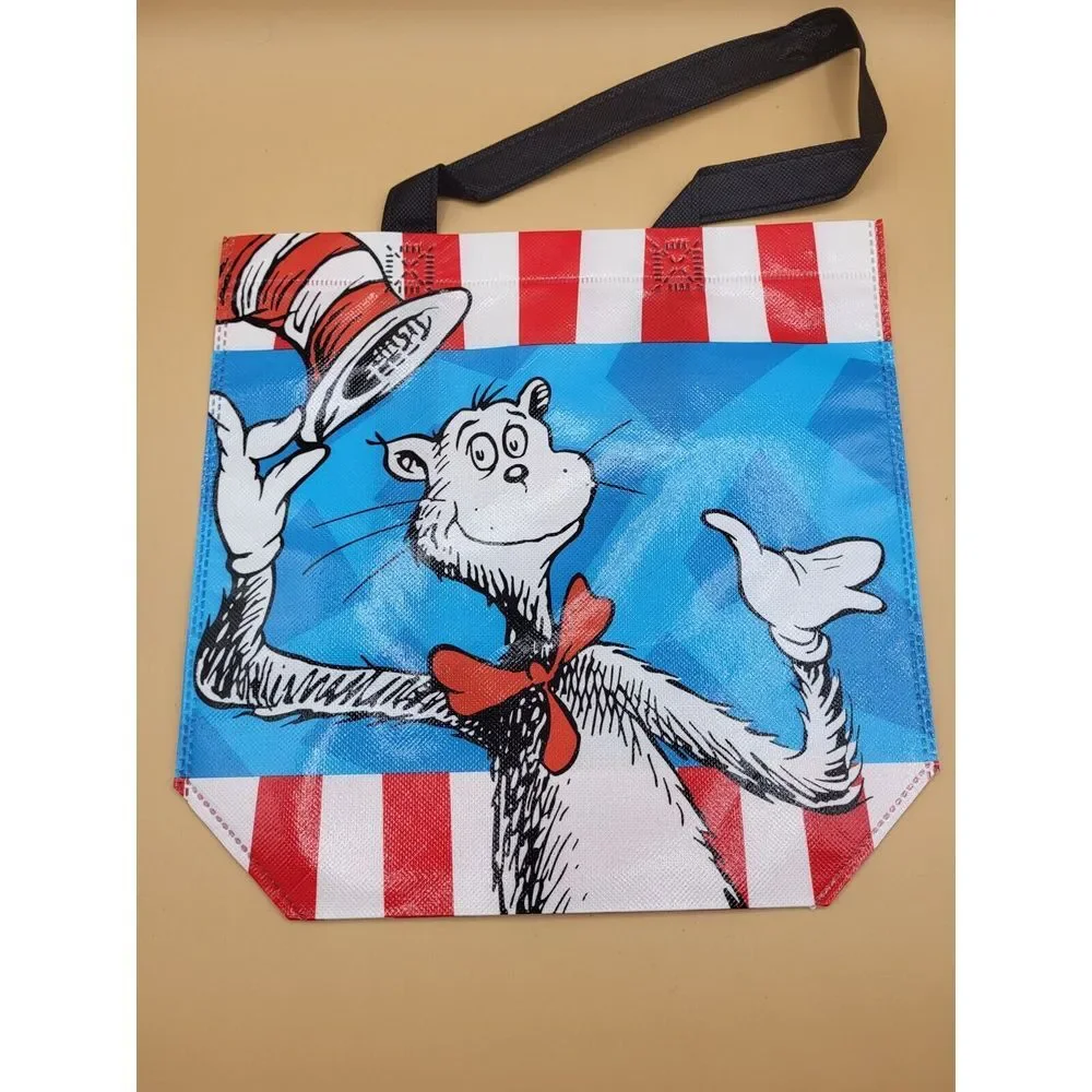 Dr. Seuss Reusable Totes Shopping Bags Small Shopping Bags Lot Of 2 NEW - Picture 5 of 7